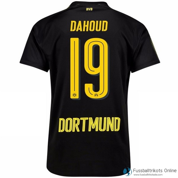 Borussia Dortmund Trikot Auswarts Dahoud 2017-18 Fussballtrikots Günstig